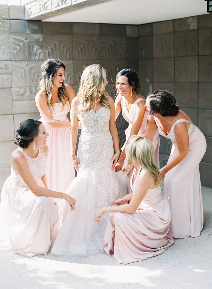 Arizona Biltmore Wedding Photography, bridesmaids getting ready