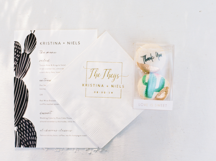 El Chorro Wedding photography, personalized macaroon favors, ruze cakehouse