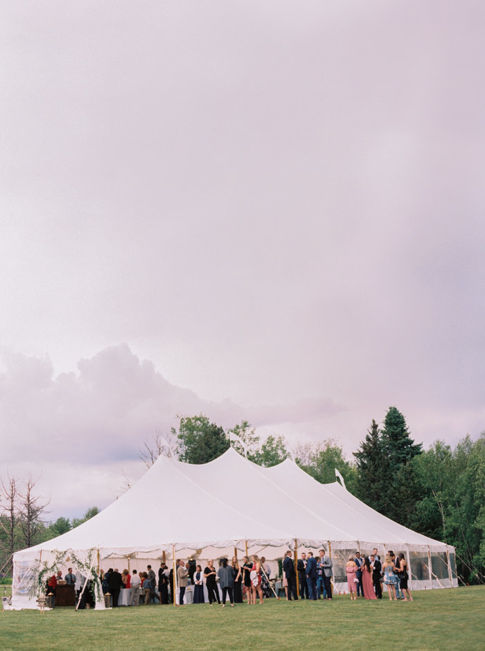 Maine wedding photography, wedding tent